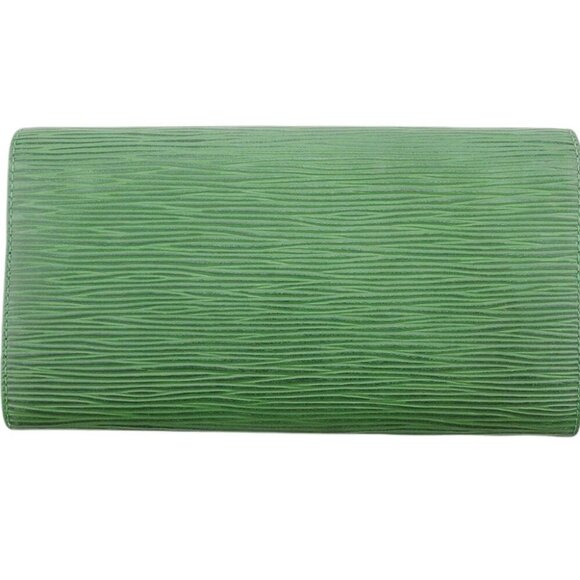 LOUIS VUITTON Long Wallet Epi Borneo Epi Leather Authentic Used - Picture 3 of 9